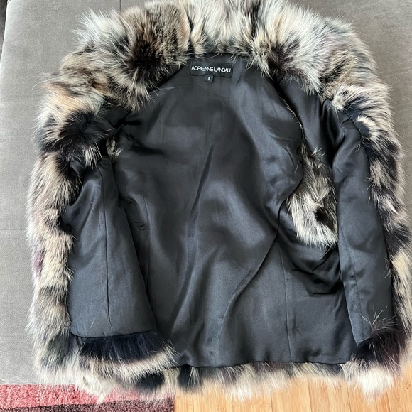 Adrienne Landau Fox Fur Vest - Size Small - Picture 4 of 4
